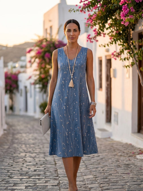 Vestido Vintage azul