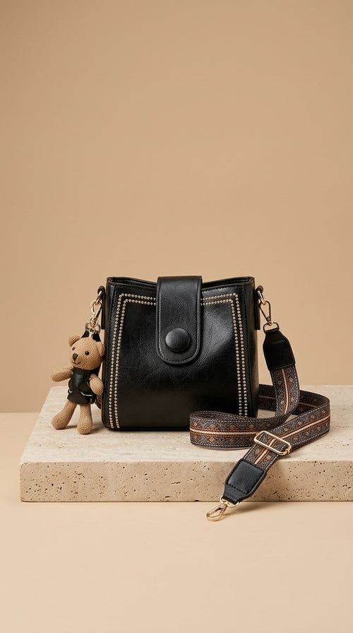 Olmo | Bolso retro con bandolera ancha ajustable