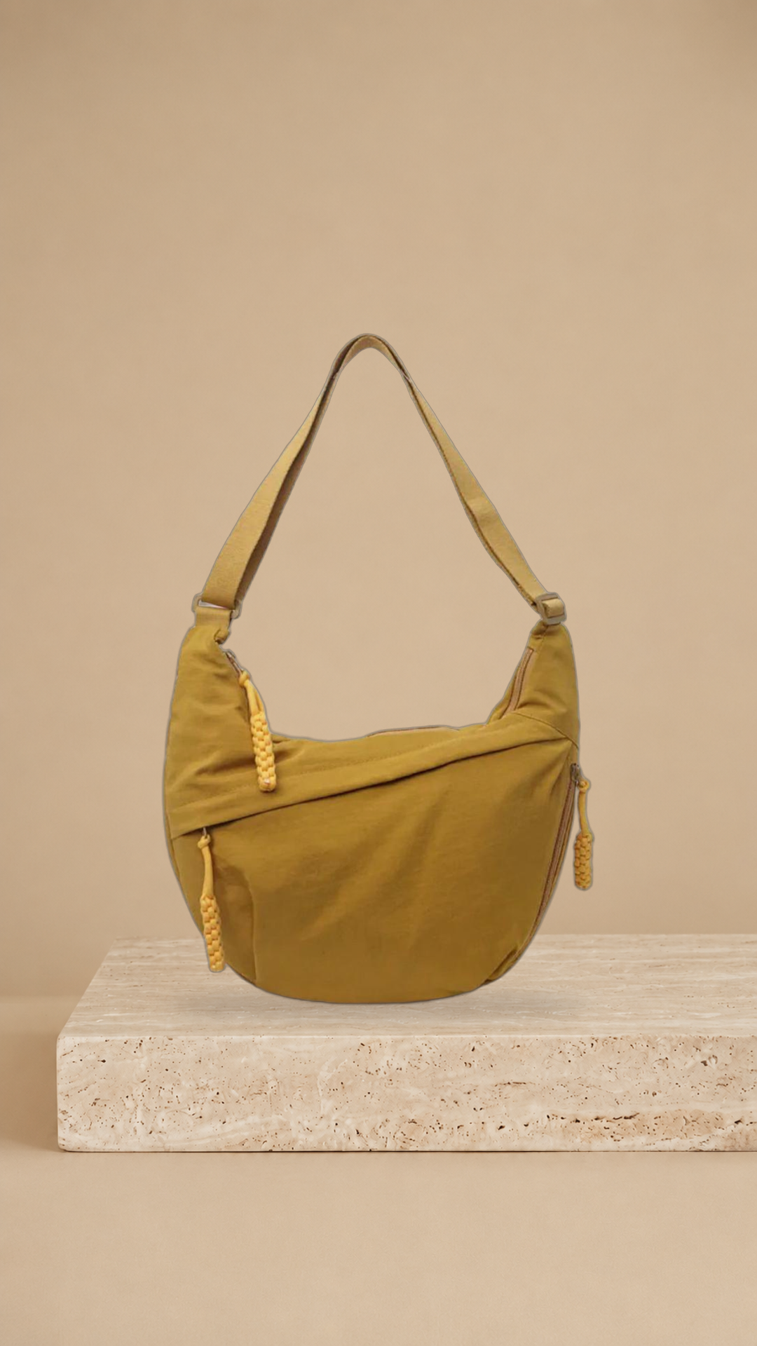 Bolso de Hombro Elegante de Nylon