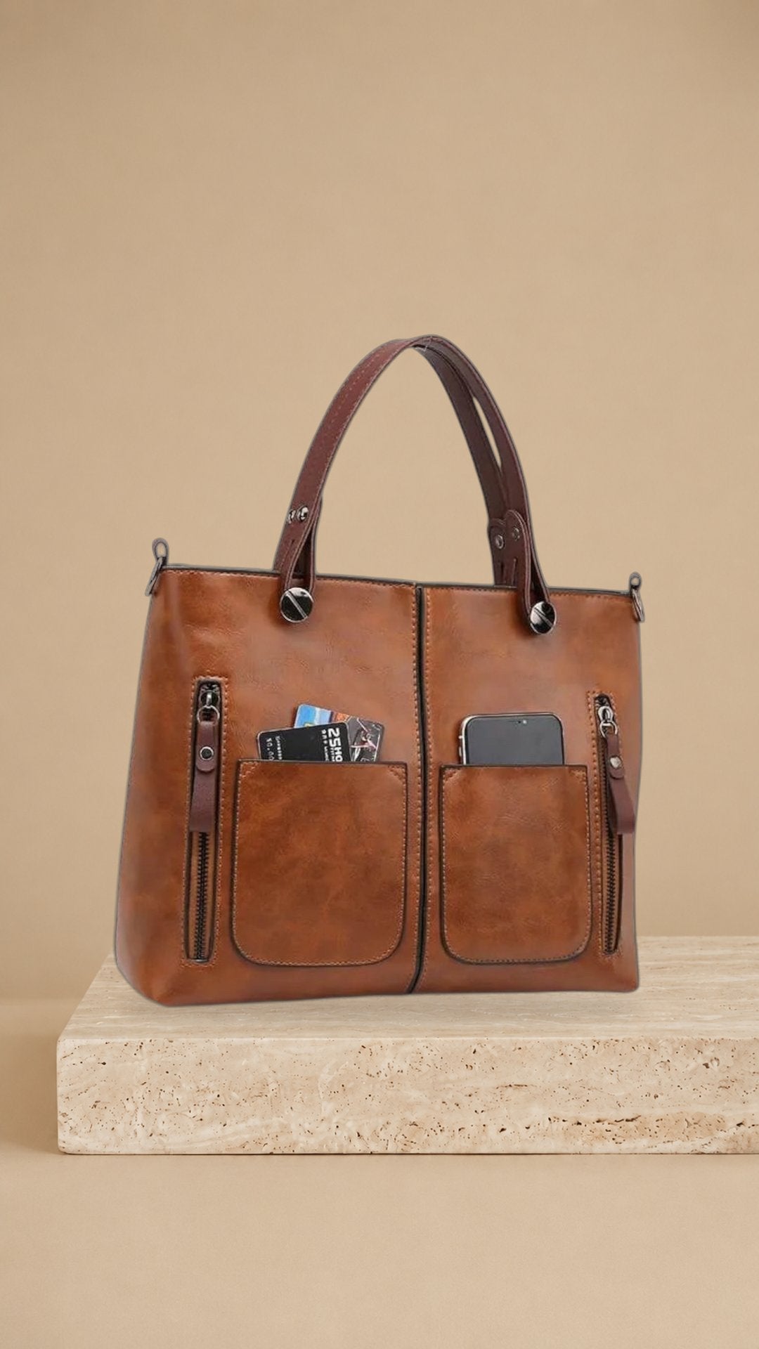 Aria | Bolso de hombro de piel