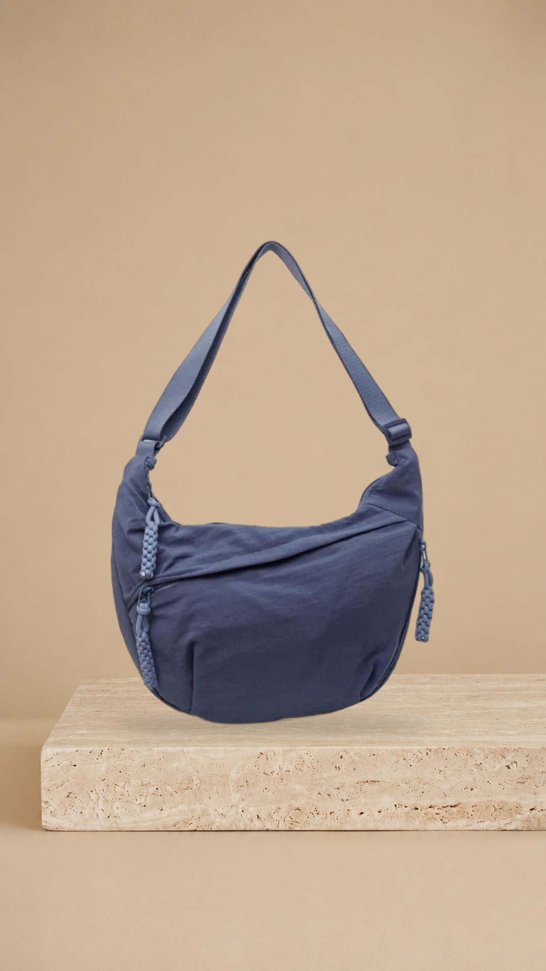 Bolso de Hombro Elegante de Nylon