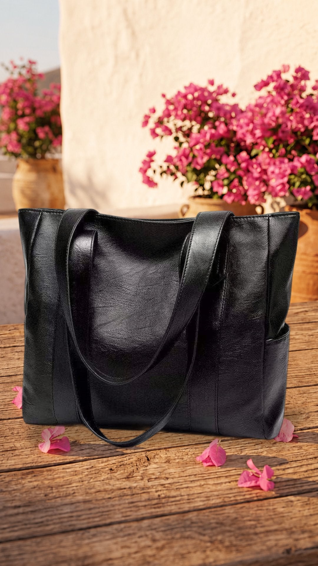 Cromo - Bolso de piel vintage