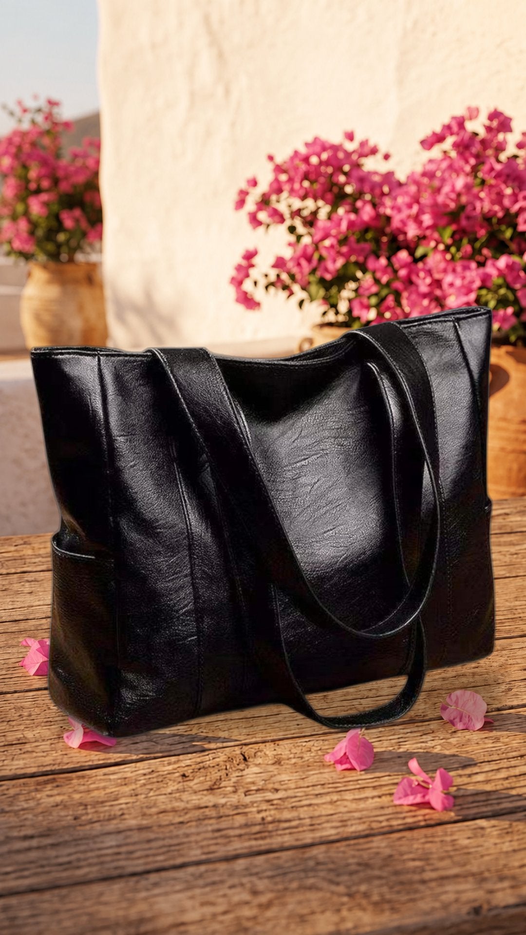 Cromo - Bolso de piel vintage