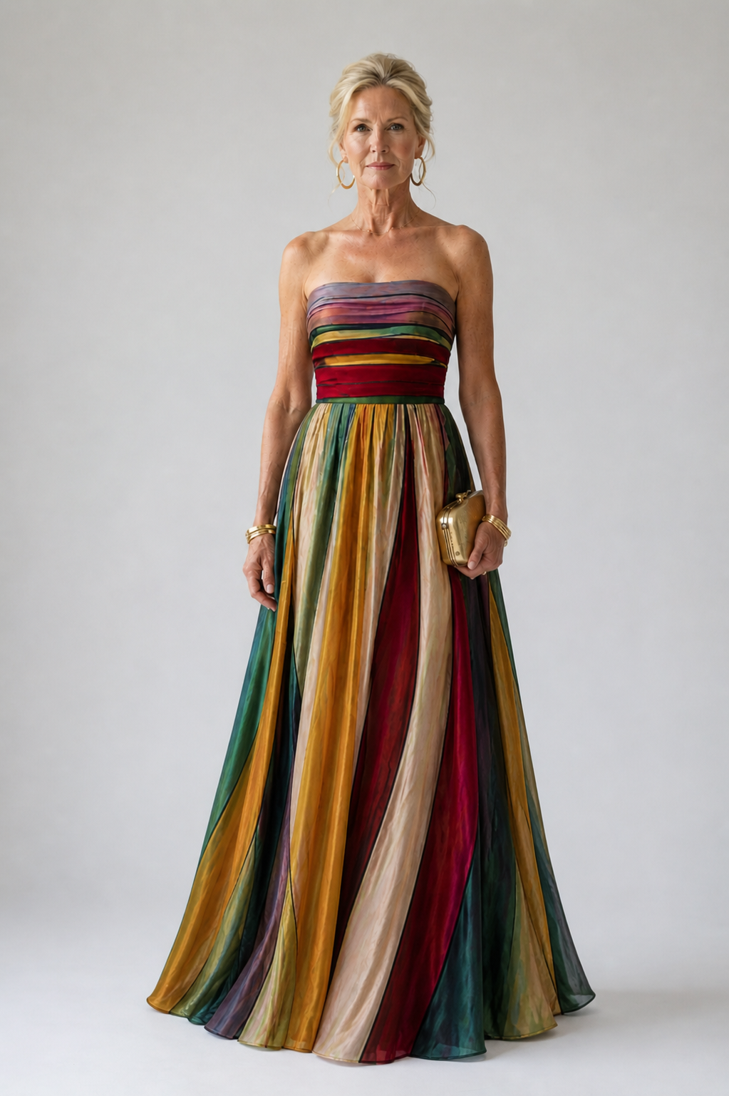 Robe A-Line Sin Tirantes Effortless