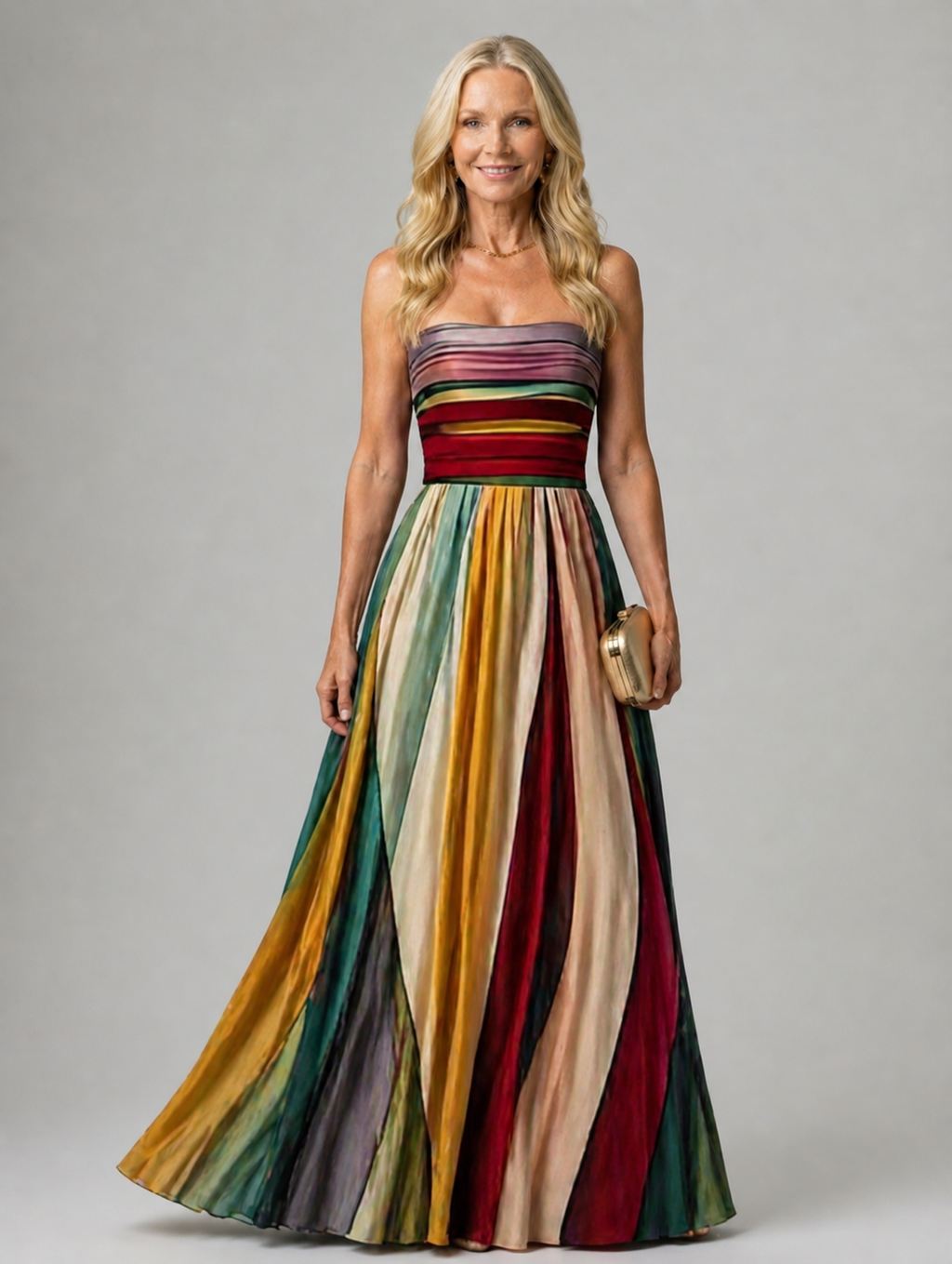Robe A-Line Sin Tirantes Effortless