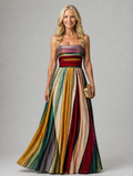 Robe A-Line Sin Tirantes Effortless