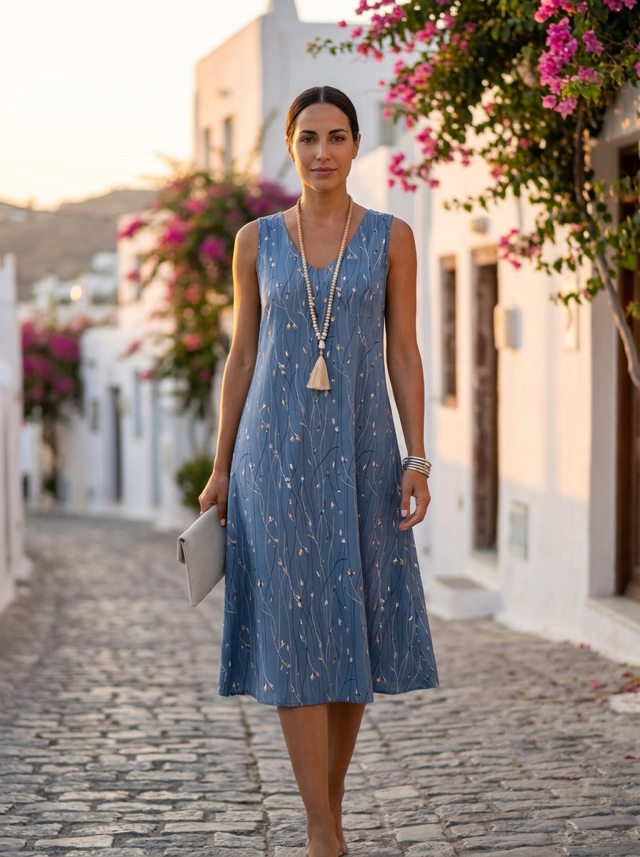 Vestido Vintage azul