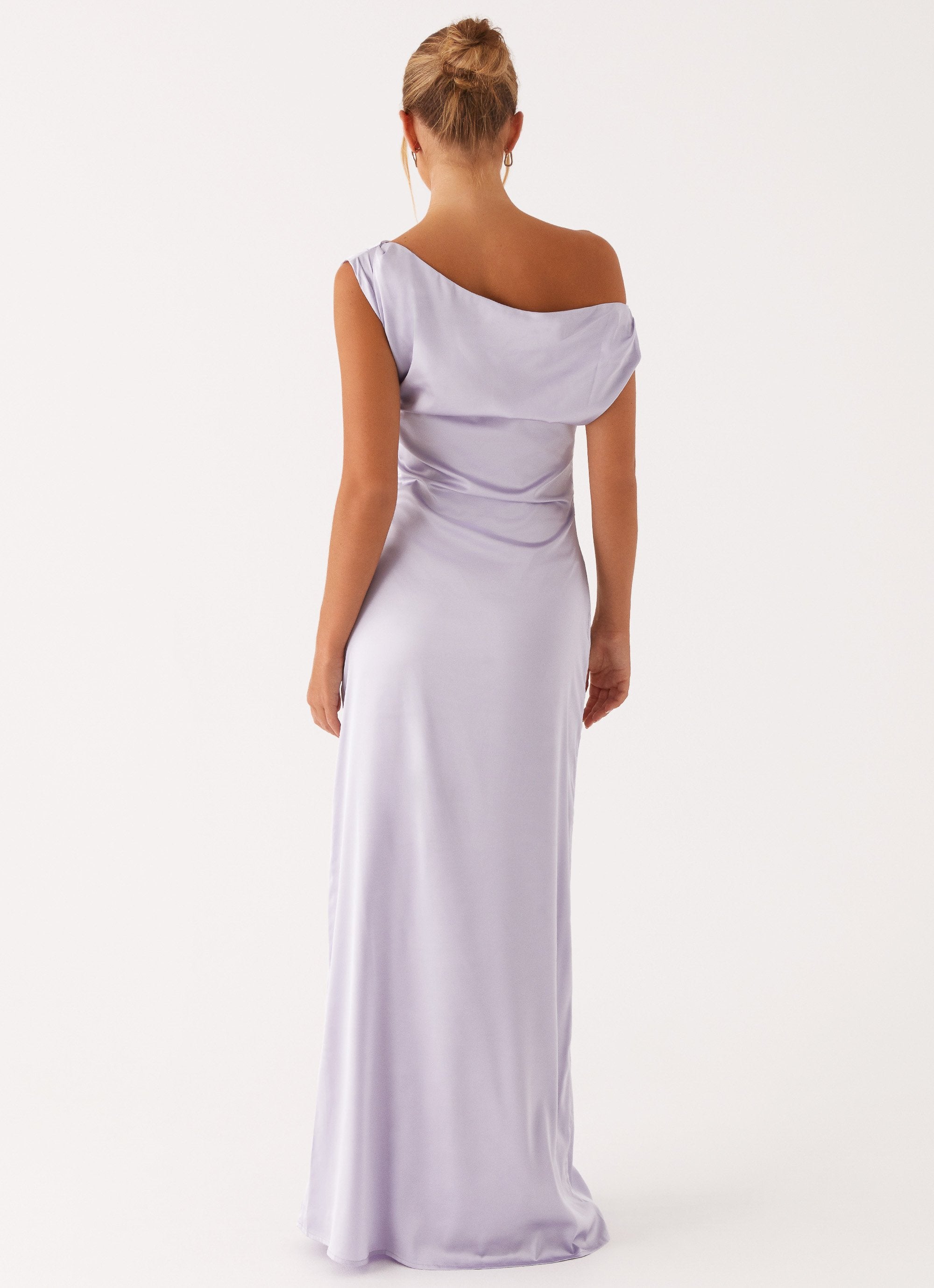 VESTIDO LARGO ELEGANTE ESCOTE BARCO