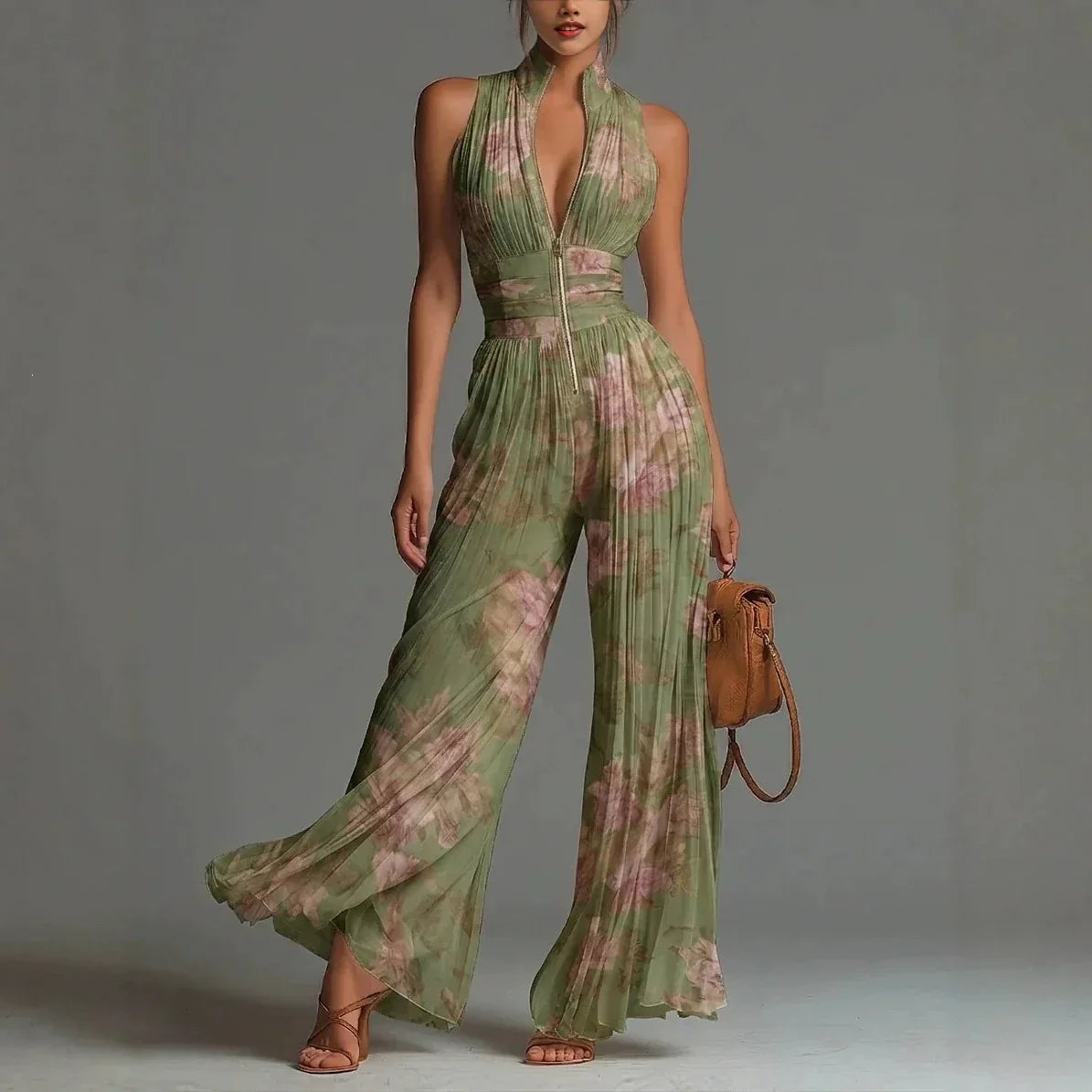 Isbel™ Elegante Mono Floral