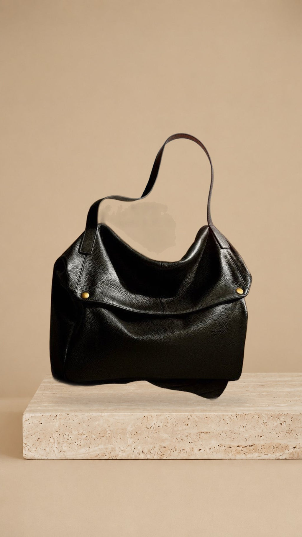 Adriana | Bolso minimalista de piel auténtica suave y retro para diario