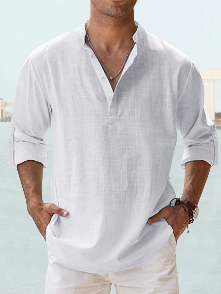 Camisa Transpirable de Lino - Cendalia
