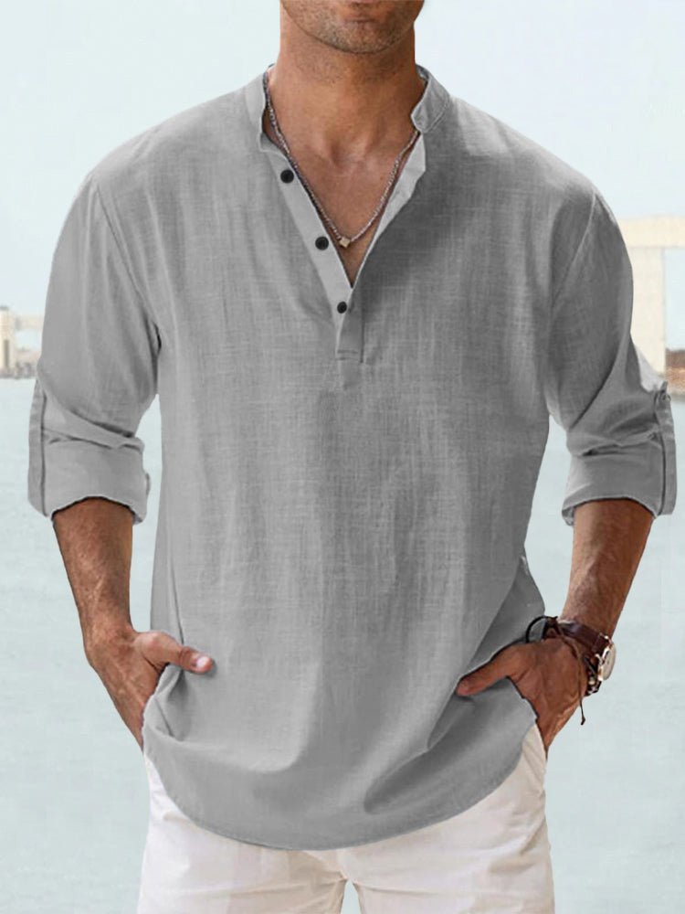 Camisa Transpirable de Lino - Cendalia