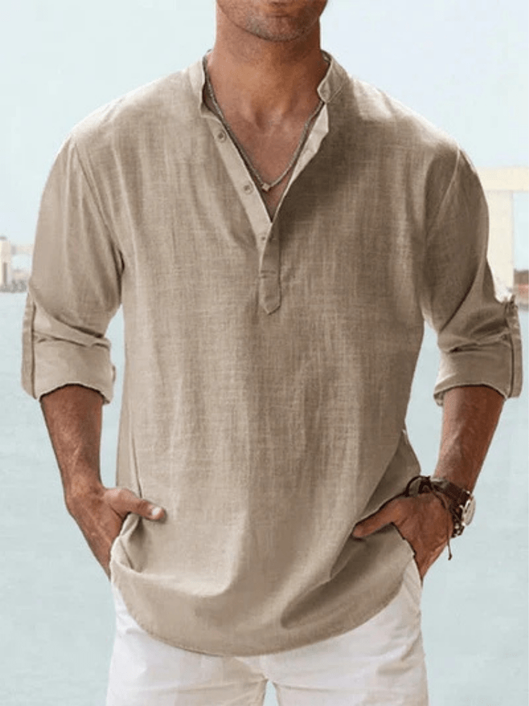 Camisa Transpirable de Lino - Cendalia