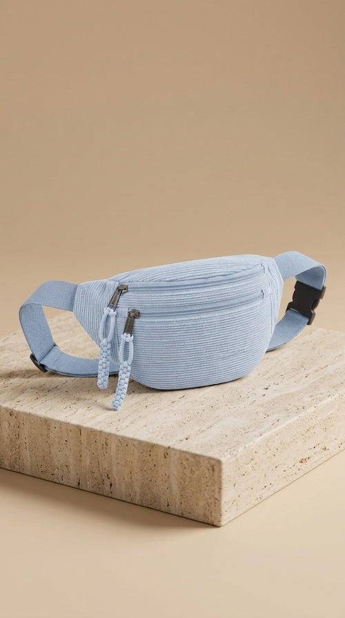 Celeste | Bolso de hombro de pana - Cendalia