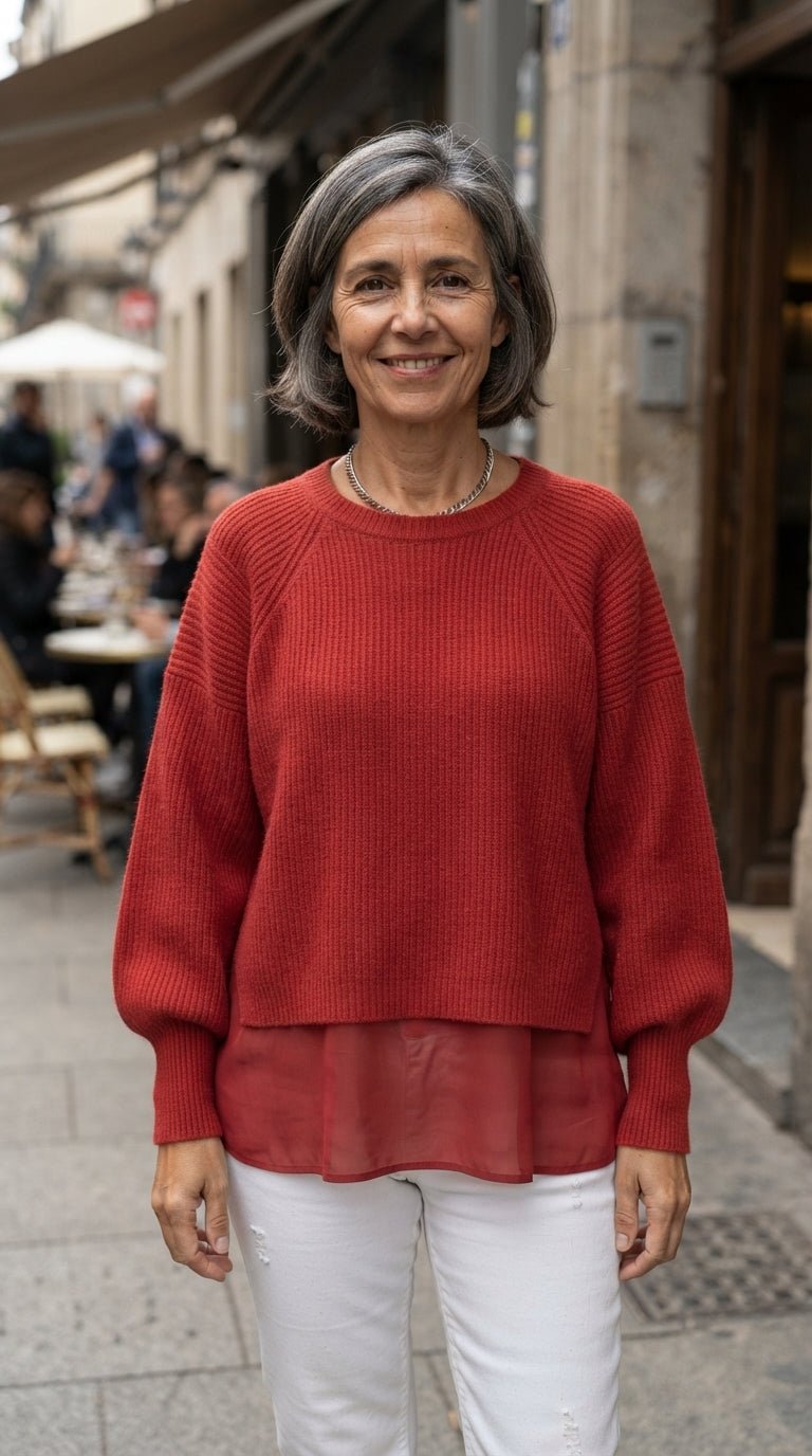 Celia | Jersey Efecto Dos Piezas - Cendalia