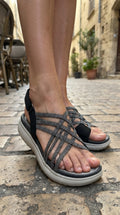Anne™ | Sandalias Ortopédicas - Negro