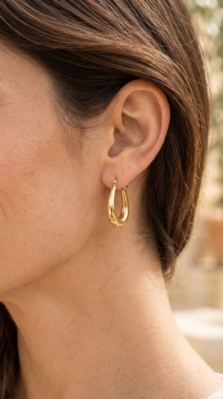 Pendientes vintage exclusivos en oro