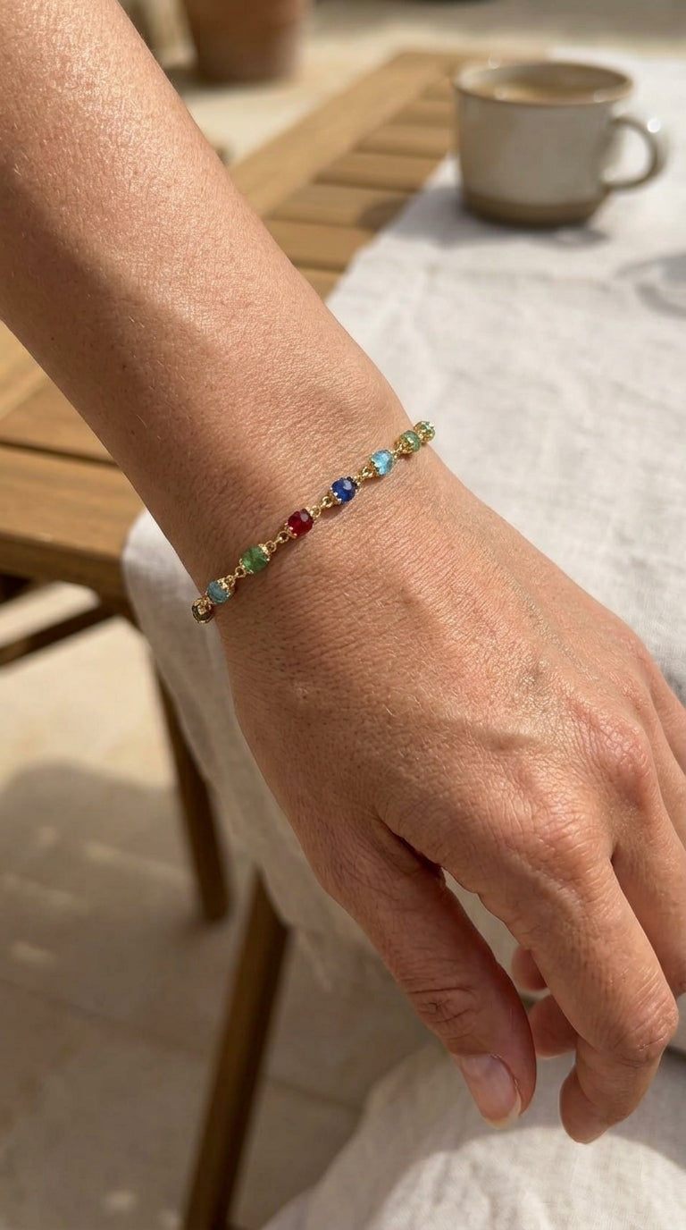 Pulsera única en forma de corazón