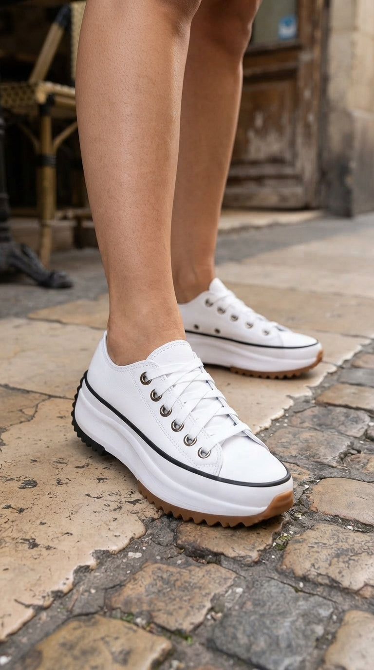 VALERIA™ | ZAPATOS PLATAFORMA - Blanco