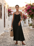 El Vestido Secreto largo, negro