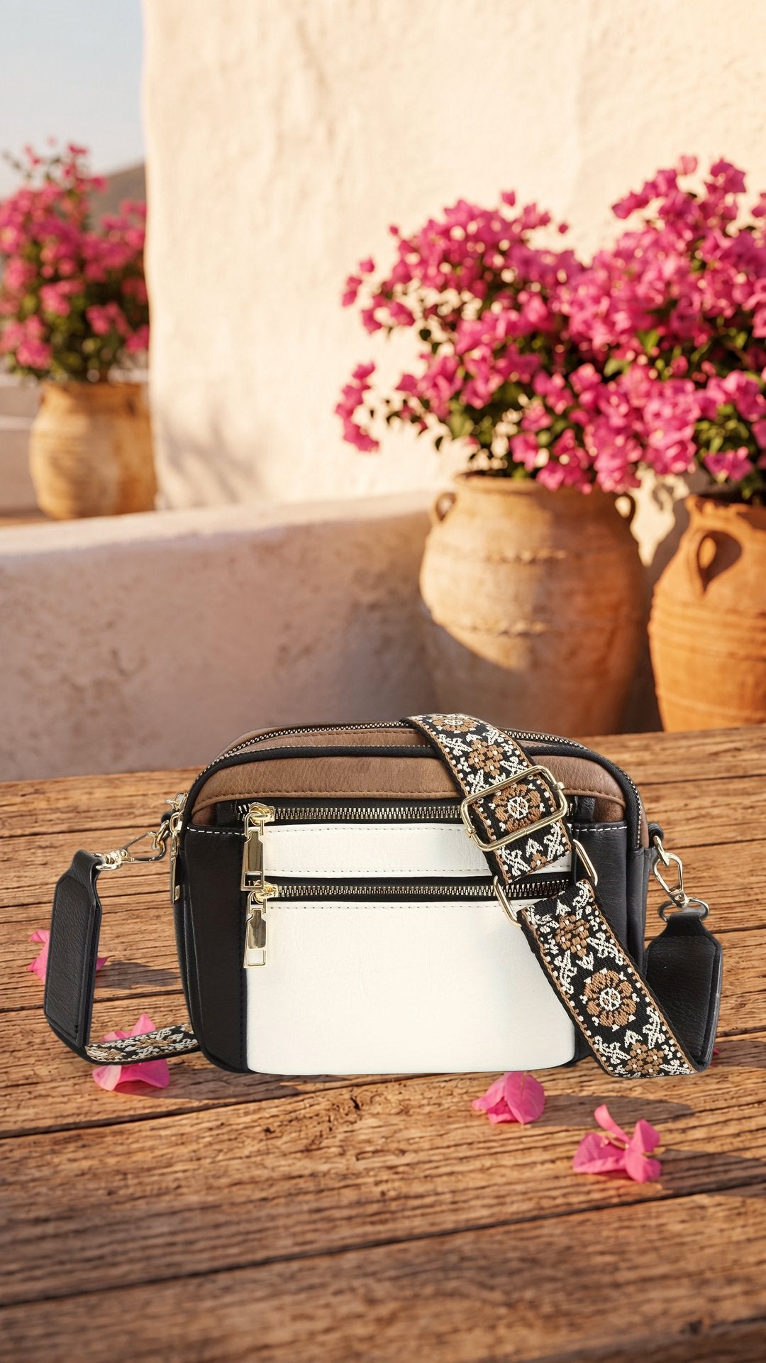 Elain - Bolso bandolera vegano de piel sintética - Cendalia