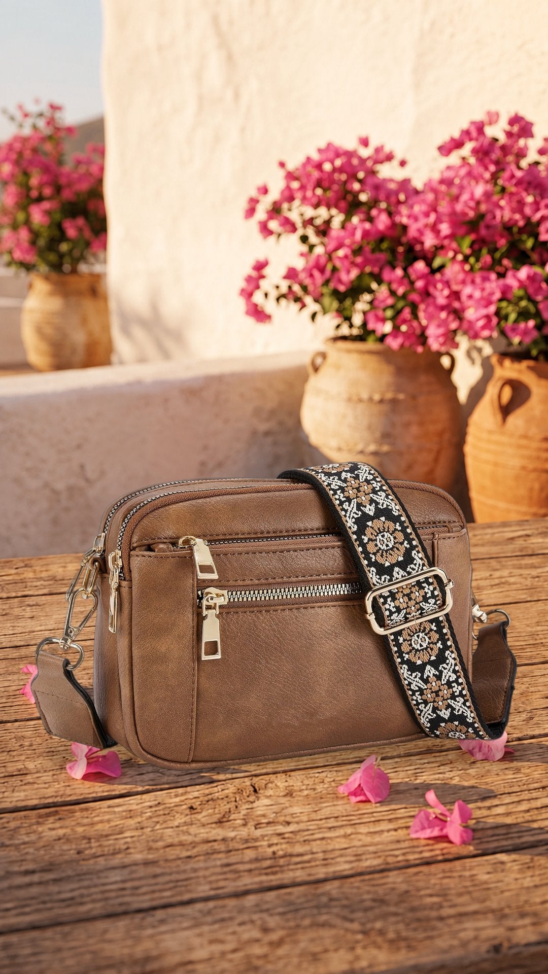 Elain - Bolso bandolera vegano de piel sintética - Cendalia