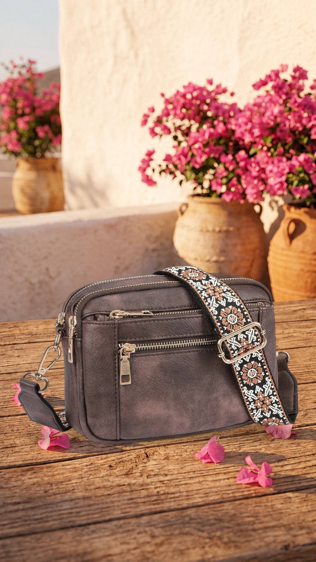 Elain - Bolso bandolera vegano de piel sintética - Cendalia