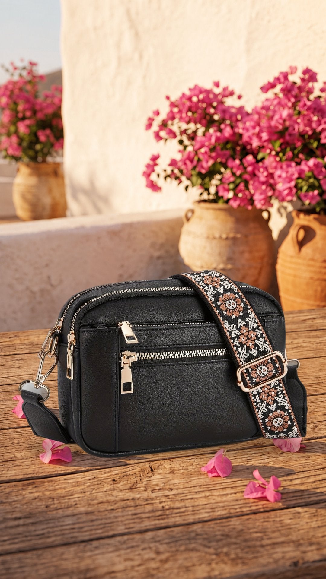 Elain - Bolso bandolera vegano de piel sintética - Cendalia