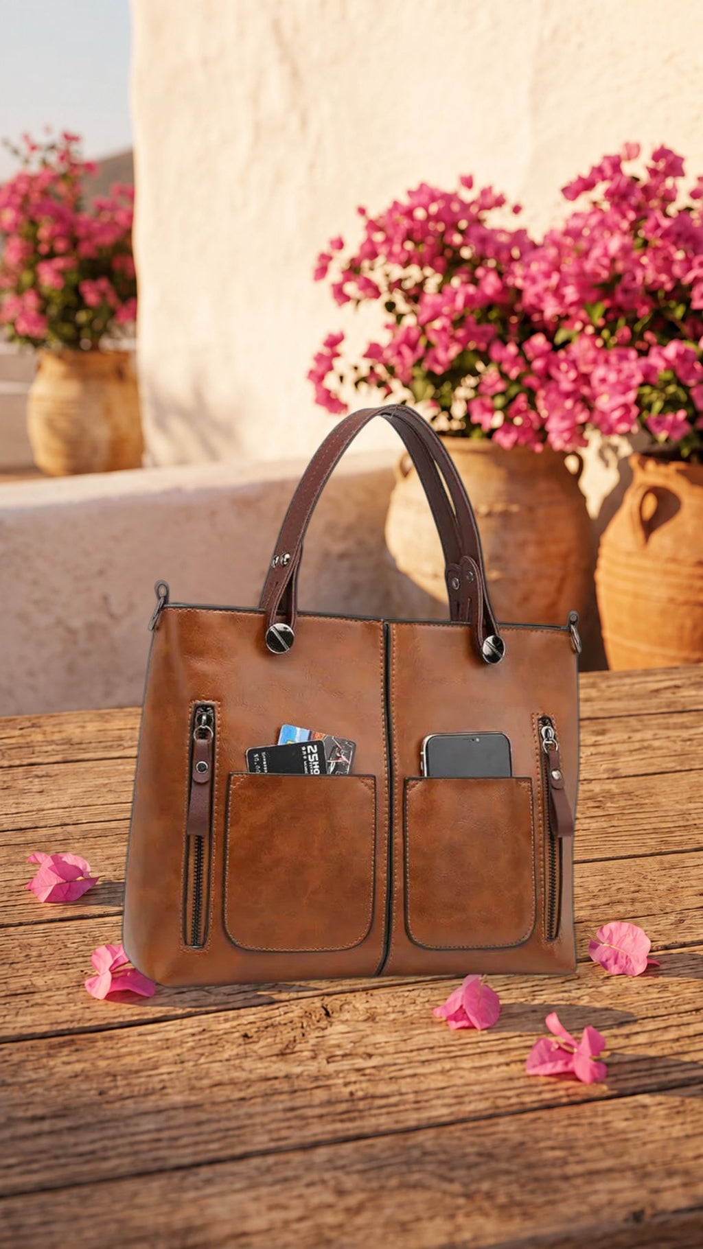 Eline - Elegante bolso de piel - Cendalia