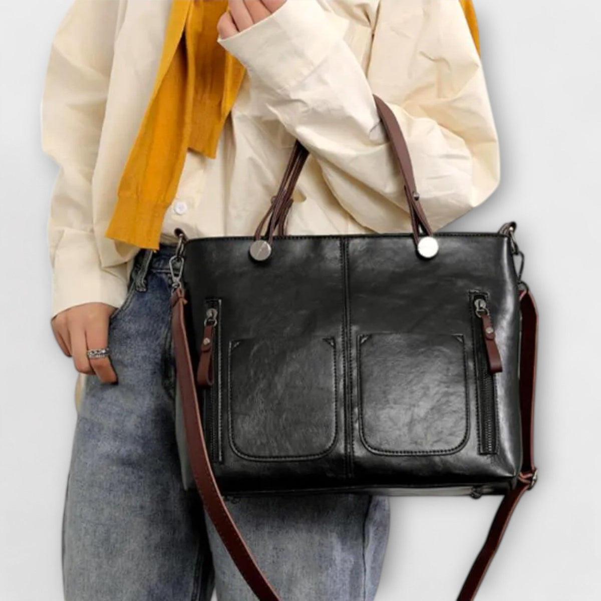 Eline - Elegante bolso de piel - Cendalia