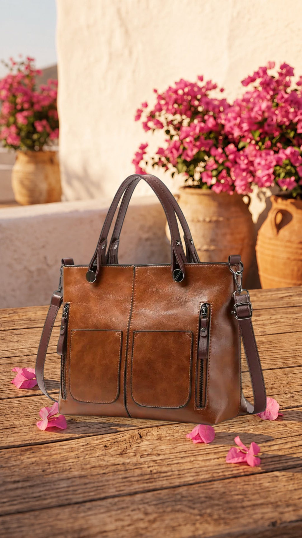 Eline - Elegante bolso de piel - Cendalia