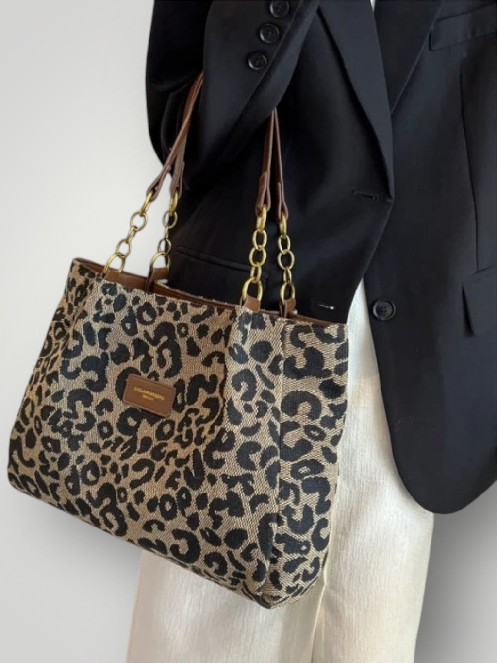 Leonara | Bolso bandolera con estampado de leopardo - Cendalia