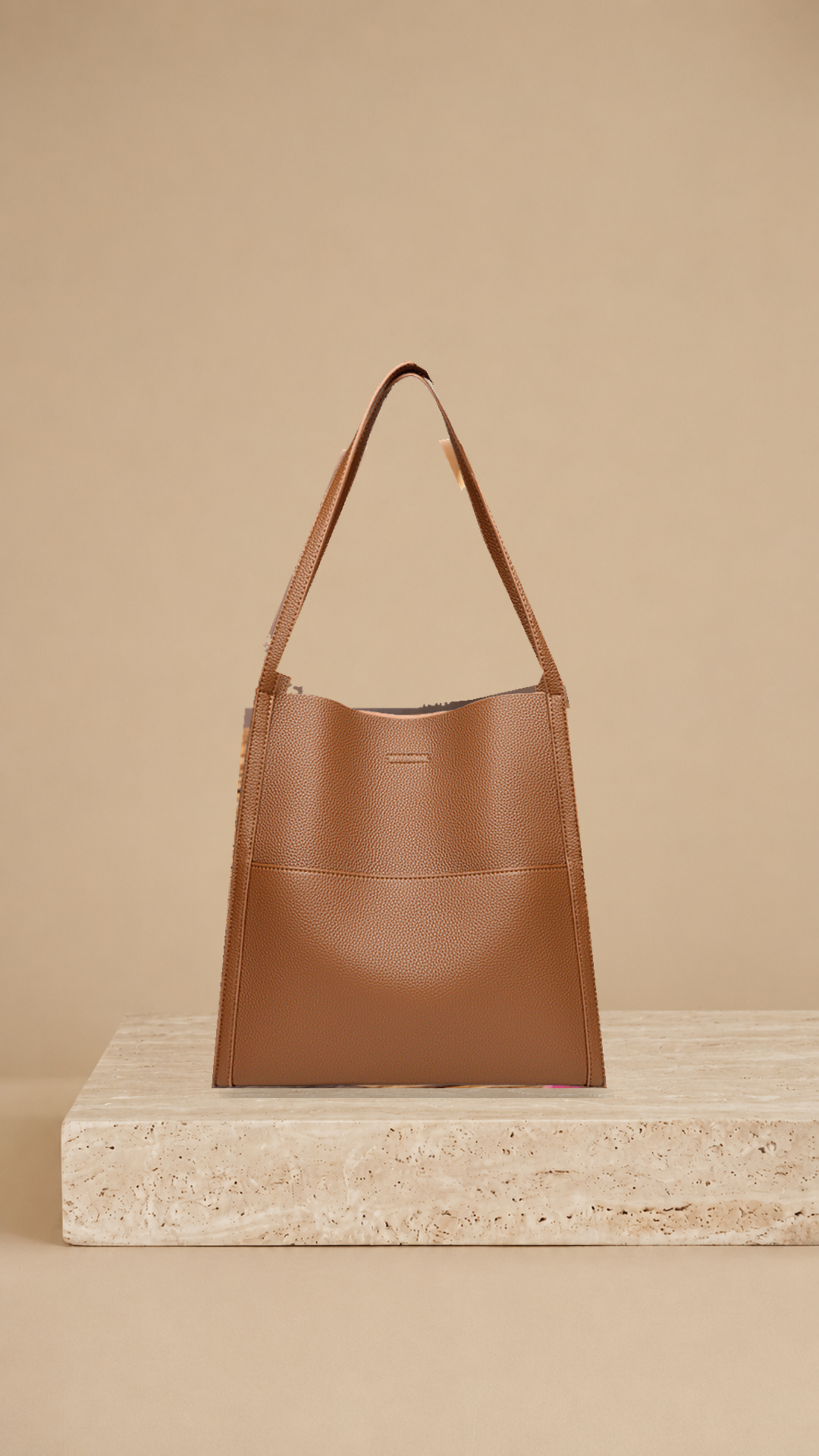 Mariah | Bolso de hombro de piel auténtica - Cendalia