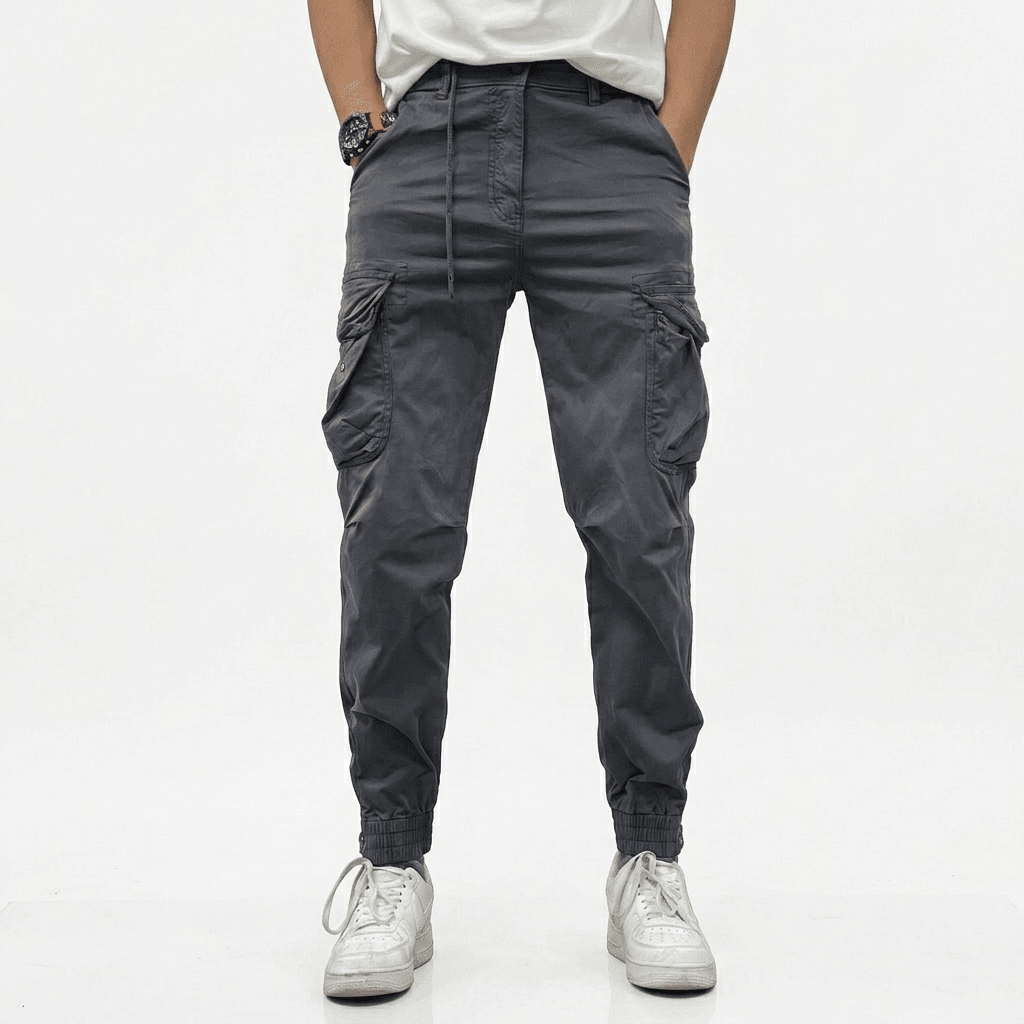 Pantalones Cargo Marino Multibolsillo - Cendalia