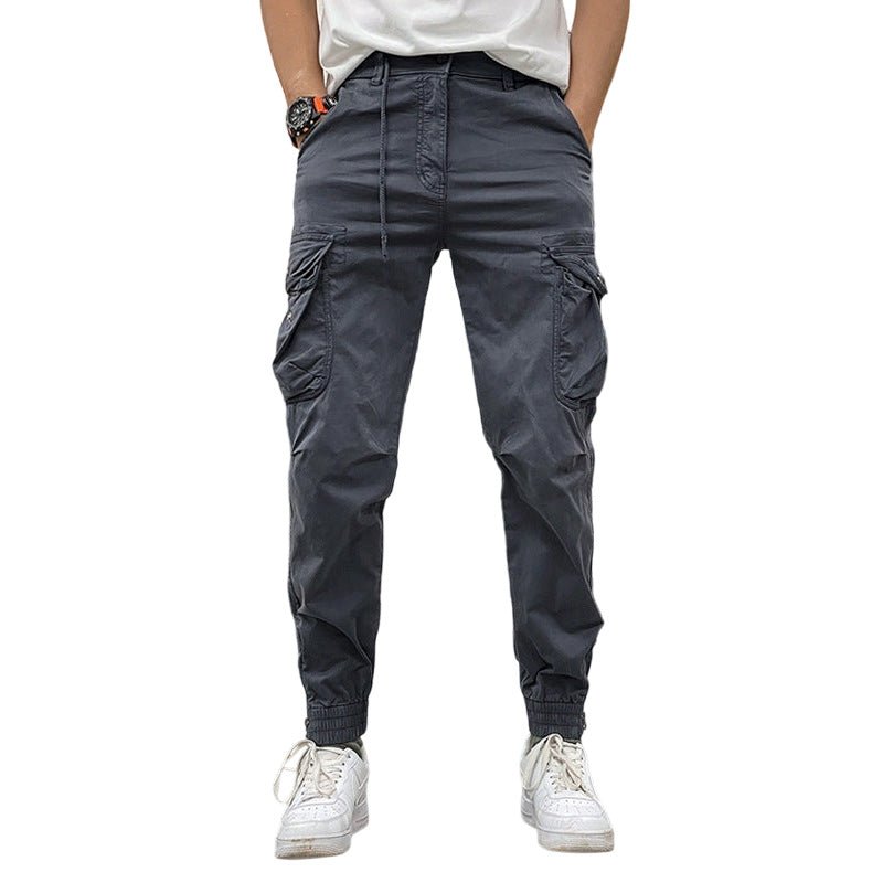 Pantalones Cargo Marino Multibolsillo - Cendalia
