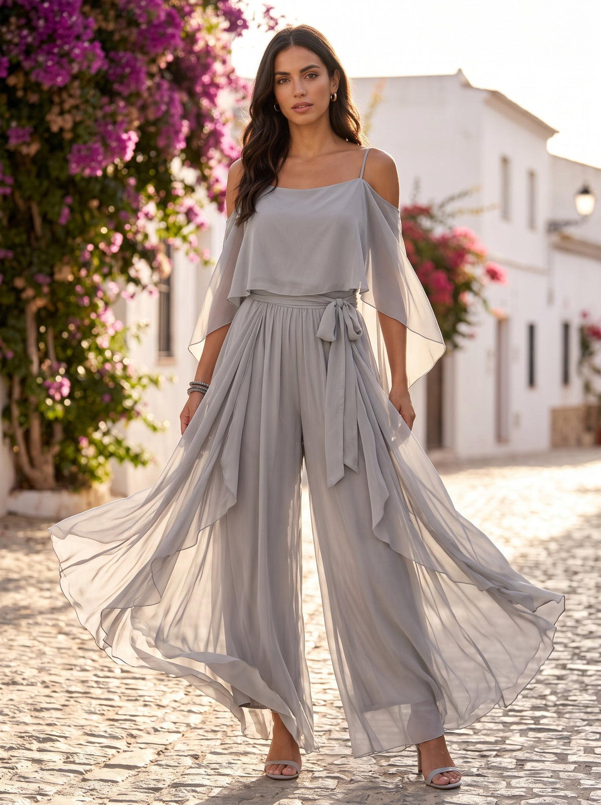 Conjunto Renata gris
