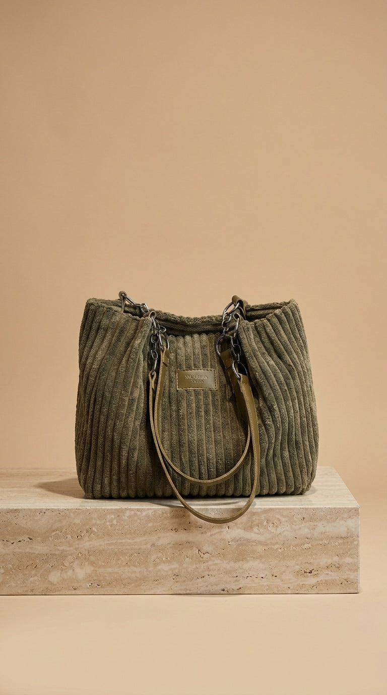 Sella - Bolso de hombro de terciopelo suave