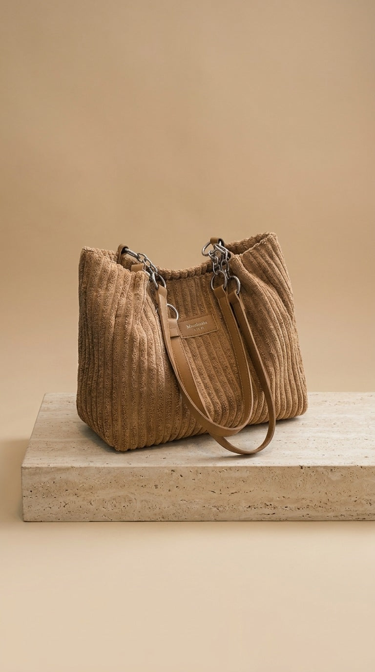 Sella - Bolso de hombro de terciopelo suave