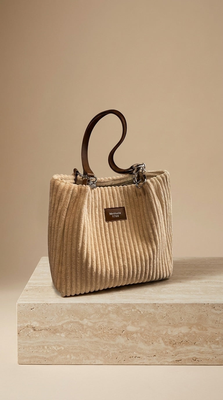 Sella - Bolso de hombro de terciopelo suave