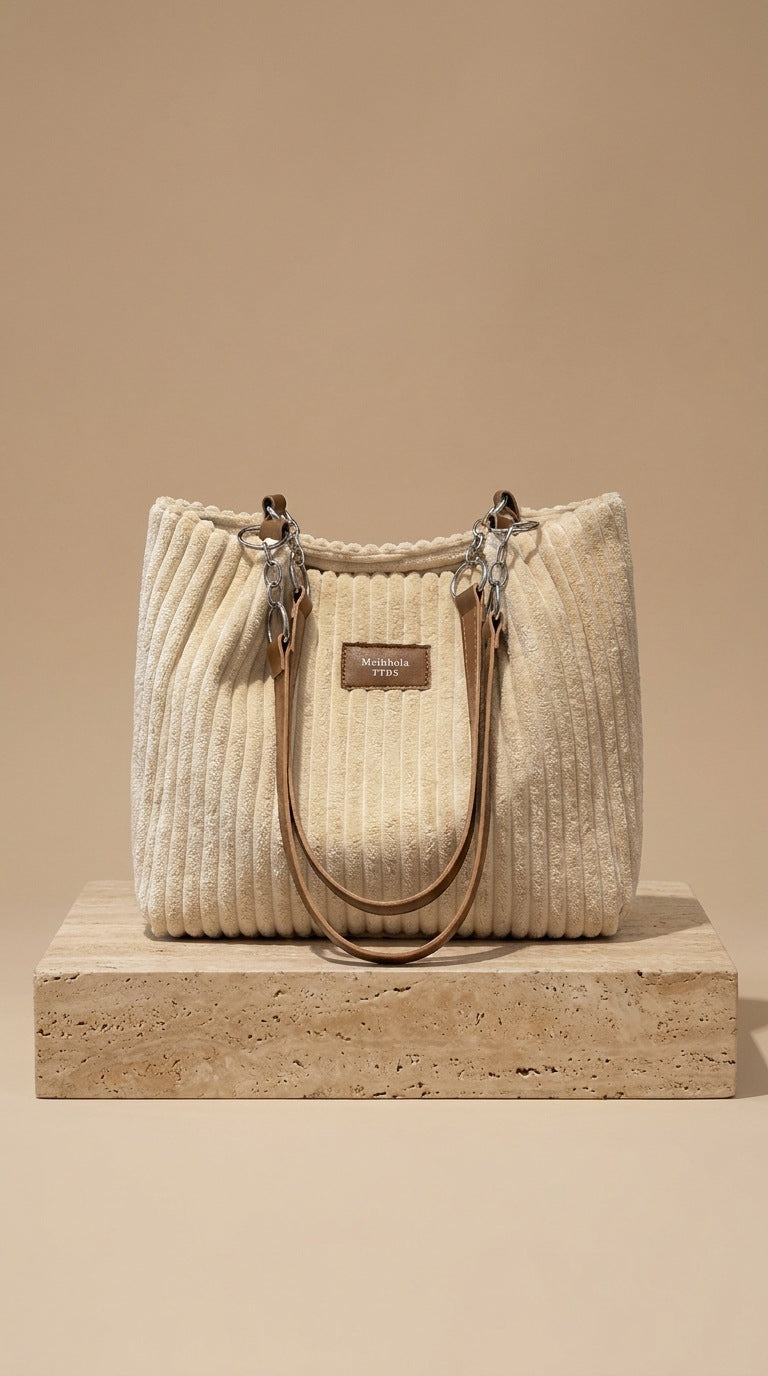 Sella - Bolso de hombro de terciopelo suave