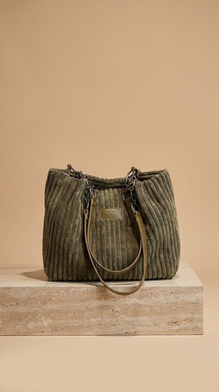 Sella - Bolso de hombro de terciopelo suave - Cendalia
