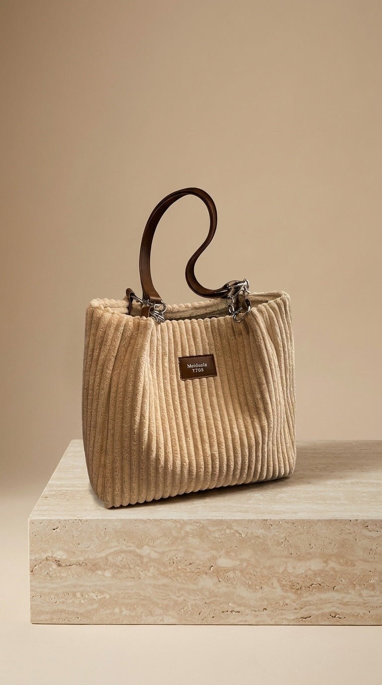 Sella - Bolso de hombro de terciopelo suave - Cendalia
