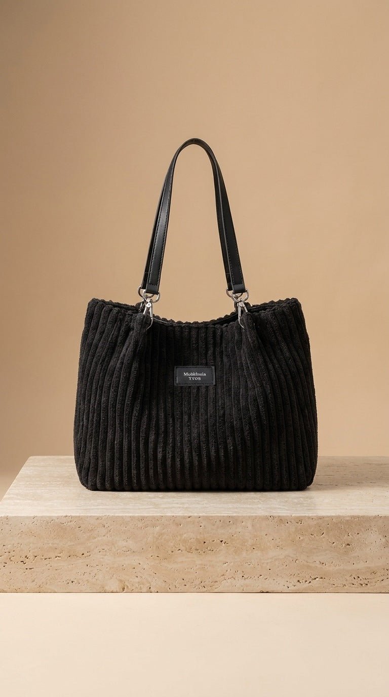 Sella - Bolso de hombro de terciopelo suave - Cendalia