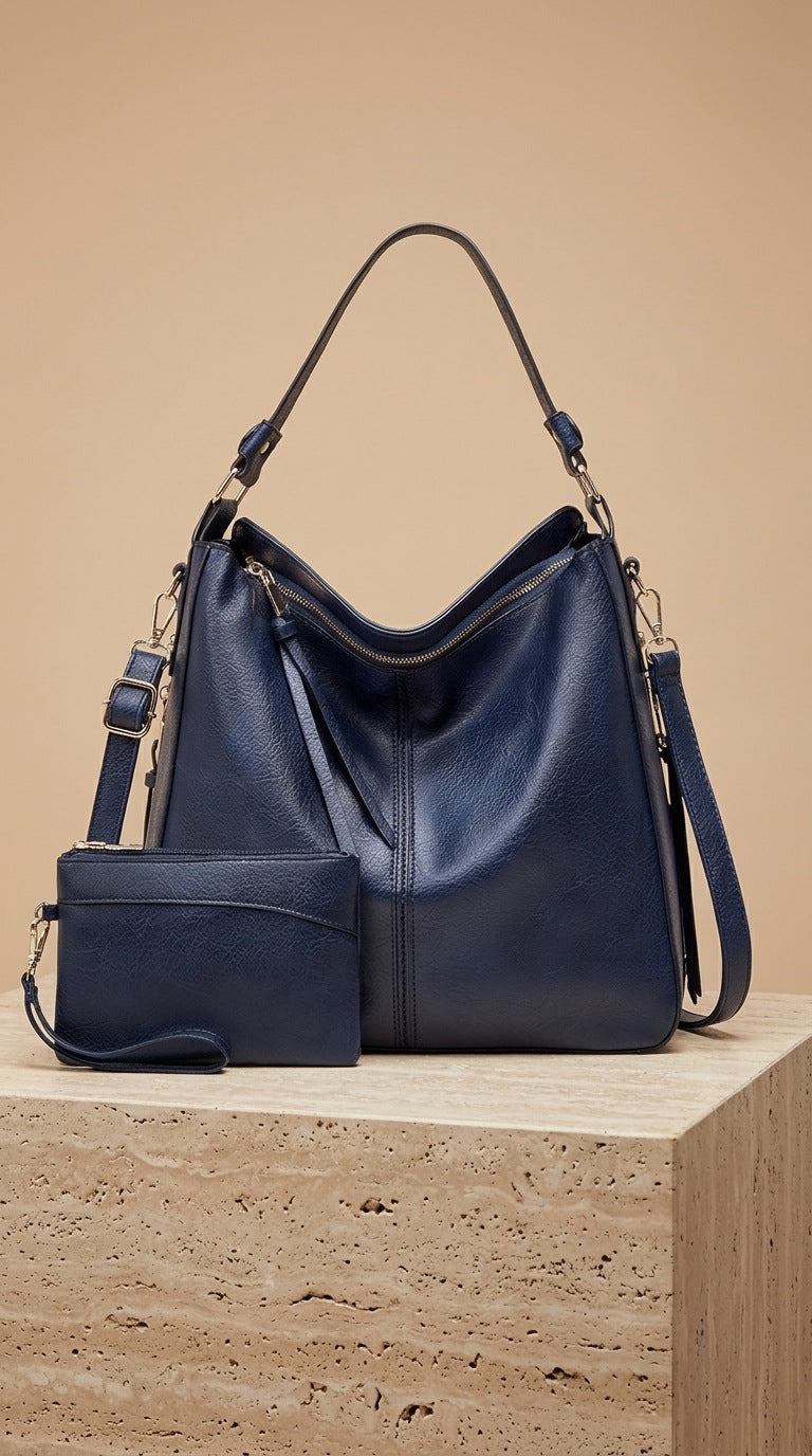 Sofía | Bolso hobo de lujo de piel antirrobo